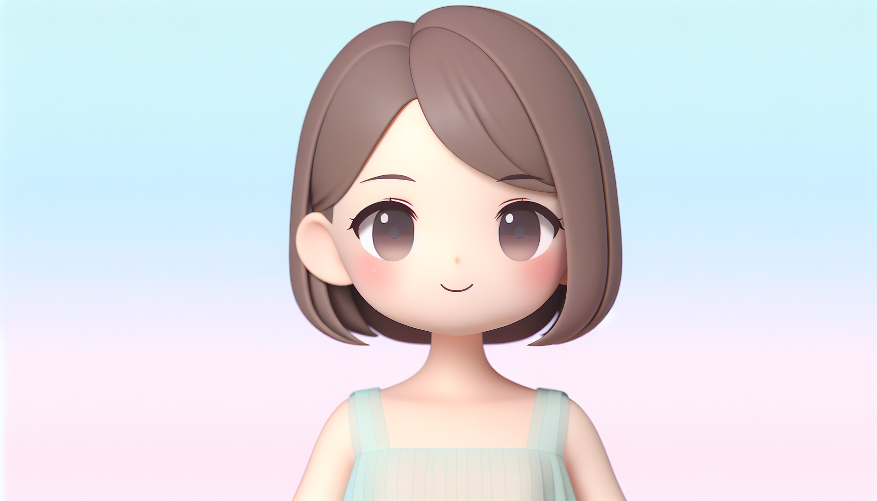 A cute lady