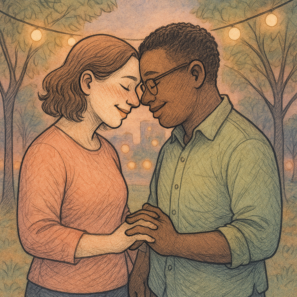 Two people in love